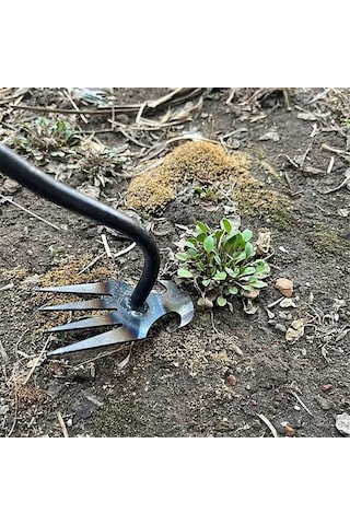 Pazly Yabani Ot Temizleme İçin Dayanıklı Çift Çelik Çapa - Geeroyoo Dişli Bahçe Aleti 4-wj