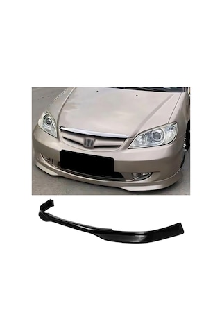 Honda Civic Vtec2 Typer Ön Ek Karlık Mat Siyah Plastik 2004 2003 2006 Makyajlı Kasa Karlık+bodykit+ek