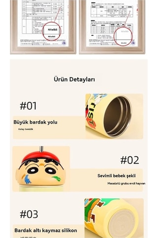 Maoyaya Büyük Kapasiteli Paslanmaz Çelik Termos Mavi 1 Lt - Mavi Renk Mavi