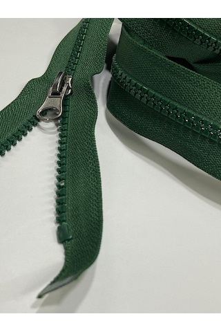 Kaban Mont Fermuarı 115 Cm Koyu Yeşil