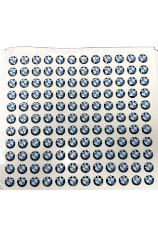 Bmw Uyumlu Anahtar Amblemi Logo 1 Adet 11 Mm 1.1 Cm Damla Etikettir Metal Değildir
