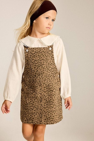 Defacto Leopar Desenl Twıll Salopet Elbise Kız Bebek I1479a526aubn256 Kahve-bn256