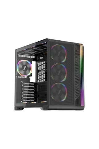 1st Player Vt7 Siyah 850w 80+ Sılver Atx 3.1 Argb 4x12cm Fan Temperli Cam Usb 3.0 Atx Kasa