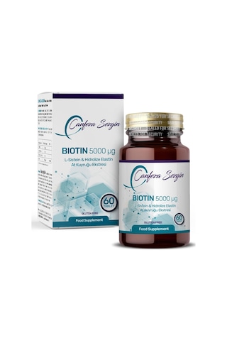 Biotin 5000 L-Sistein & Hidrolize Elastin At Kuyruğu Eki