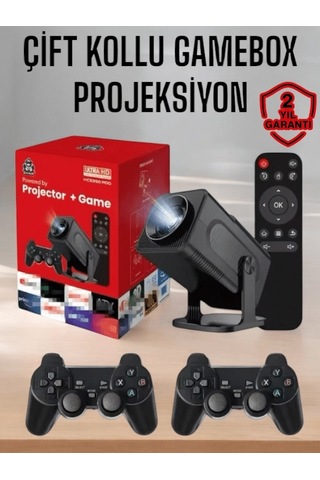 Android Projeksiyon Çift Kollu Game Box