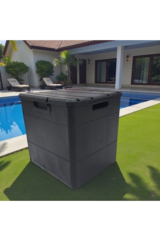 Bahçe Sandığı Çok Amaçlı Dolap 120 Lt 50x50x45 Antrasit