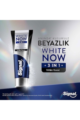 Signal White Now Diş Macunu 3 İn 1 White Boost 75 Ml X3