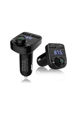 Car X8 Araç Bluetooth USB MP3 SD Kart Çakmaklık Fm Transmitter