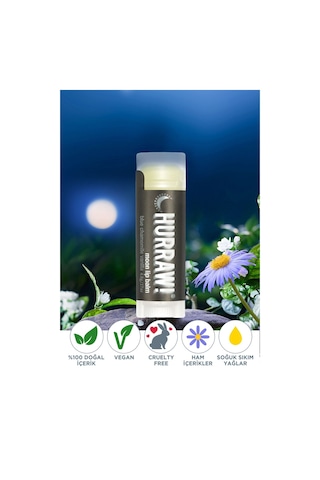 Hurraw Moon Lip Balm - Gece
