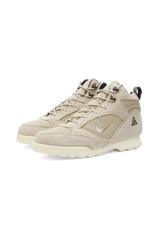 Nike Acg Torre Mid Waterproof Unisex Shoes Bilekli Su İtici Hakiki Deri Trekking Outdoor Ayakkabı Krem Gri