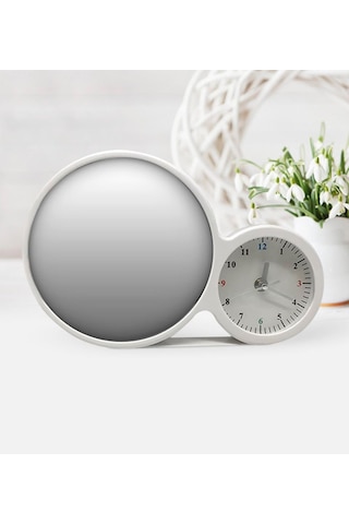 Sevgiliye Özel Fotoğraflı Saatli Sihirli Led Ayna Çerçeve - 20