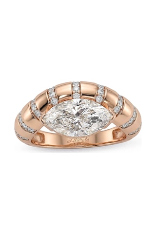 Mirada De Luz Pırlanta Yüzük Rose Gold