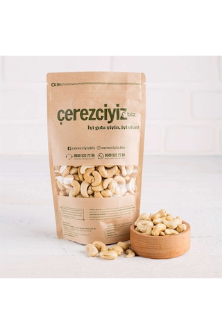 Çerezciyiz Biz Kavrulmamış ve Tuzsuz Çiğ Kaju 1 KG