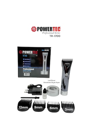 Powertec TR-1700 Pro Deluxe Saç Sakal Kesim Makinesi