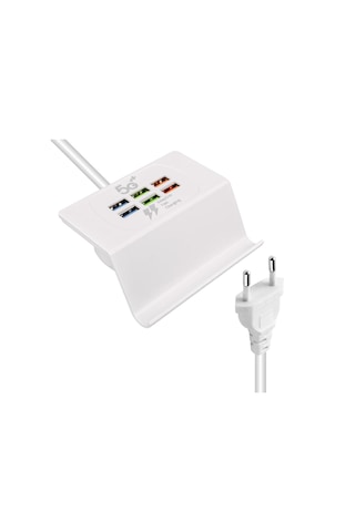 Powermaster Pm-21193 6 Usb'li 3.1a Akıllı Şarj Standı