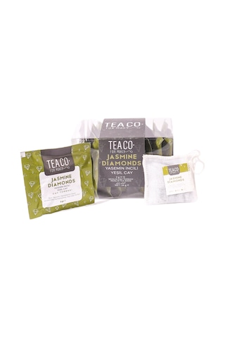 Tea Co. Jasmıne Dıamonds Yaseminli Yeşil Çay Müslin Torba 12 x 2 G