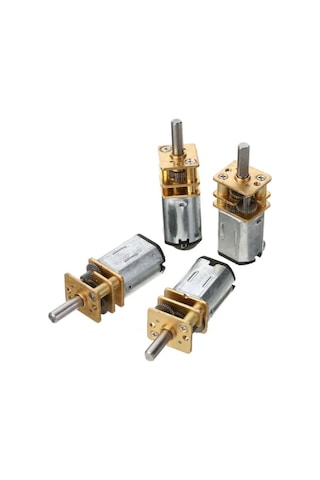 Mlsemfaelektronik-6V 60Rpm 12Mm Redüktörlü Dc Motor