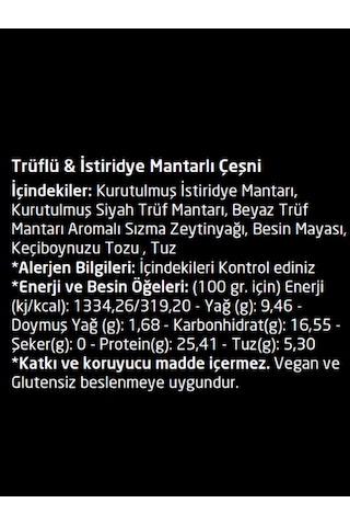 Trüf & İstiridye Mantarlı Çeşni 3 X 22 G