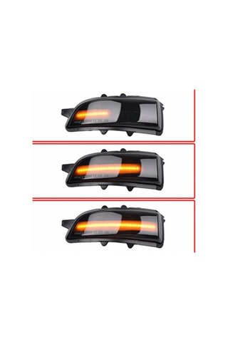 Besthome1 Volvo İçin Araba Dinamik Dikiz Aynası Lambası Sinyal Işıkları, Yanında Kullanışlı