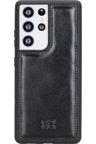 Bouletta Samsung Galaxy S21 Ultra Uyumlu Deri Arka Kapak RST1