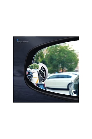 Livx Full Vision Kör Nokta Aynası 360 Derece Ayarlanabilir Çerçevesiz Gerçek Cam Ultra İnce 2 Adet Kna-01