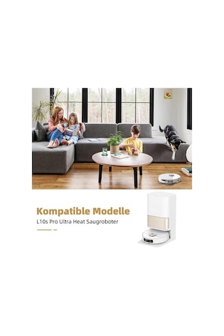 Flybuy Dreame L10s Pro Filtre Bezi Toz Torbaları Seti Isı Fırça Yanı Yedek Parça