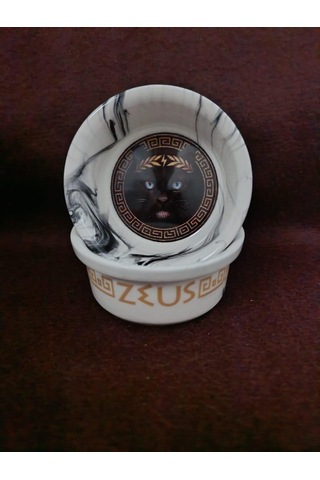 Raccoon Olimpos Serisi Zeus Seramik Mama Ve Su Kabı 300ml