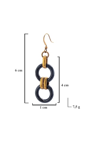 Bz 316l Çelik Halkalı Küpe Unk-572 Çelik