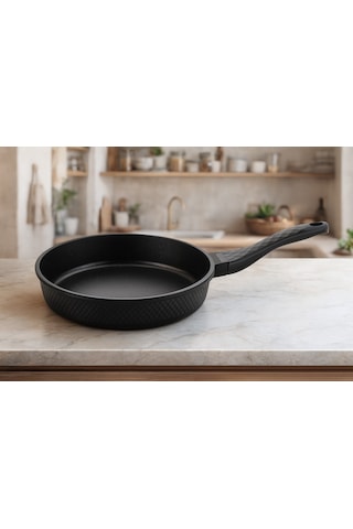 Brillant 20 Cm Siyah Granit Kaplama Yapışmaz Tava Siyah