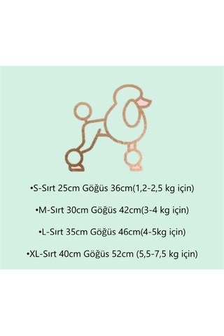 Gedyco Küçük Irk Köpek İçin Kirazlı Yeşil Elbise