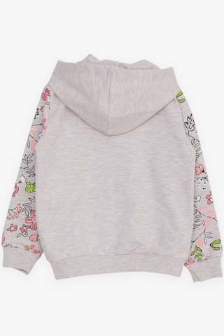 Breeze Kız Çocuk Hırka Çiçek Baskılı 1-4 Yaş, Bej Melanj