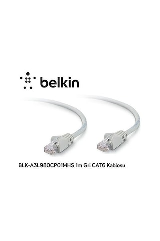 Belkin 1M Gri Cat6 Kablosu