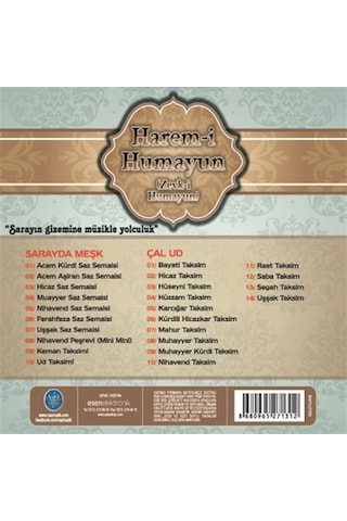 Harem-İ Humayun- Zevk-İ Humayun (Cd)
