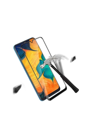 Nourthkiingdom Realme C15 Uyumlu Kenarları Kırılmaya Dayanıklı Cam Ekran Koruyucu