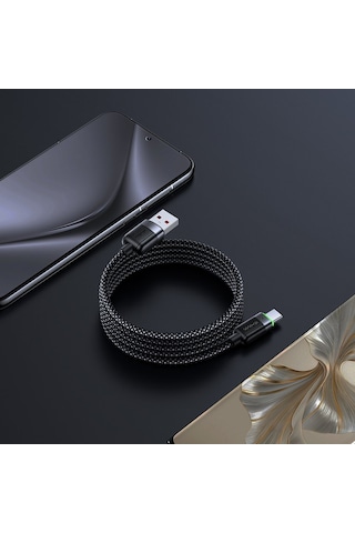 Mcdodo CA-5650 USB Type-C Şarj Kablosu 1.2 M Siyah