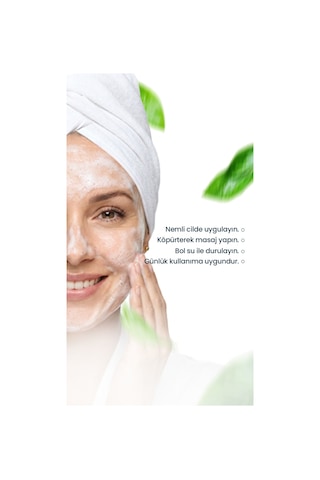 Canlandırıcı Bitki Özlü Doğal İçerikli E Vitamini Panthenol Gleserin Vegan Yüz Temizleme Köpüğü 200 Ml