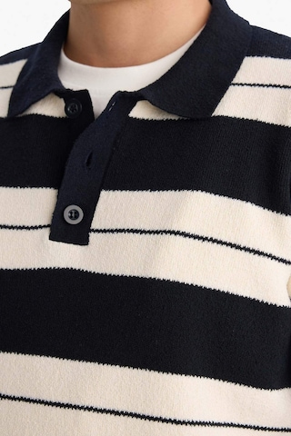 Defacto Standart Fit Polo Yaka Renk Bloklu Triko Kazak F7180ax25wnnv64 Lacivert-nv64