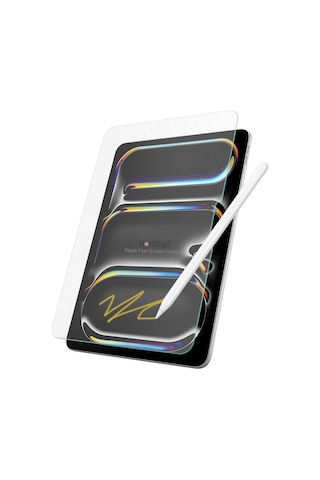 Novstrap Apple Uyumlu iPad  Pro 13 İnç 5. Nesil M4 2024 İle Paper Like Ekran Koruyucu Kağıt Hissi Mat