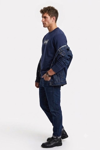 Levi's Regular Fit Pamuk Kumaş Erkek Standart Grafikli Sweatshirt -0157 Koyu Lacivert