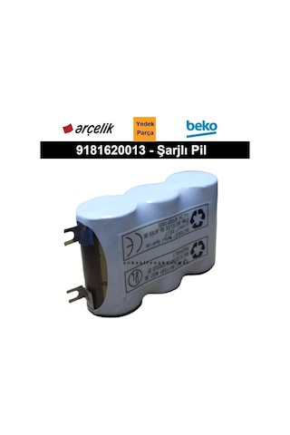 Arçelik Uyumlu K 6118 Y Pratik Süpürge Batarya Şarjlı Pil 9181620013 - 451137507
