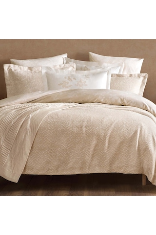 Yataş Bedding Etta Çift Kişilik Fall Winter Çeyiz Seti 8 Prç Bej (516046824) Bej