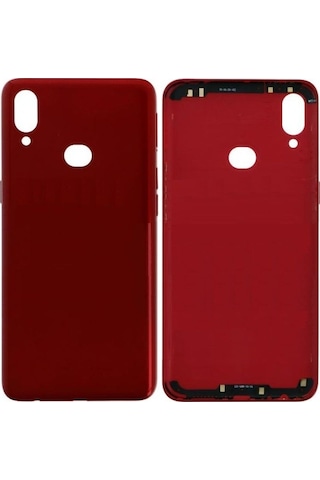 Samsung Uyumlu Galaxy A10s Arka Pil Batarya Kapağı Sm-a107f - Kırmızı