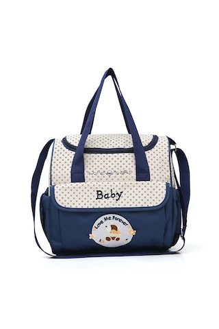 Çok Amaçlı Moda Anne Çantası  - Lacivert 1001 Lacivert