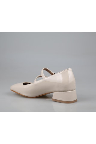 Feles 106-520 Ten Rugan Kadın Topuklu Ayakkabı Ten Rugan
