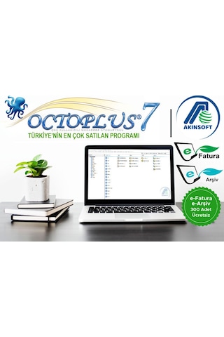 Akınsoft Octoplus Ön Muhasebe Programı (E-Arşiv E-Fatura Destekl (522750760)