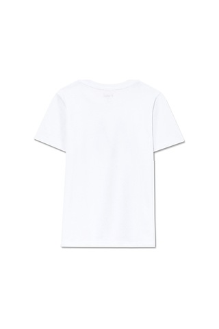 Mavi - Mavi Logo Baskılı Beyaz Tişört 6610063-620 Beyaz