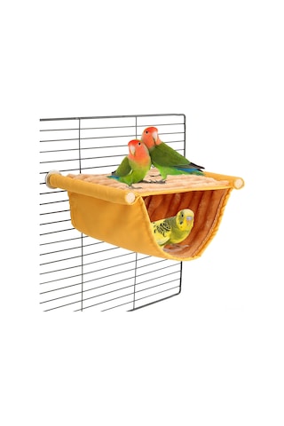 Youtek Kışlık Kuş Yuvası - Sıcak Ve Yumuşak Kuş Hamak, Muhabbet Kuşu, Papağan, Hamster İçin Rahat Saklanma Alanı