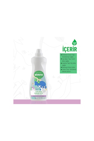 Siveno %100 Doğal Çamaşır Suyu Bitkisel Lavanta Çay Ağacı Tüm Yüzey ve Kumaşlarda 700 ML