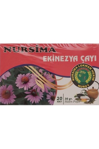 Nursima Ekinezya Bitki Çayı Süzen Poşet 20 x 1.5 G