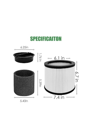 90304 Filtresi İçin Yedek, 90304/90350/90333/9030400 Filtresinin Yerine Geçen Filtre, Hepa Filtresi Db Yc